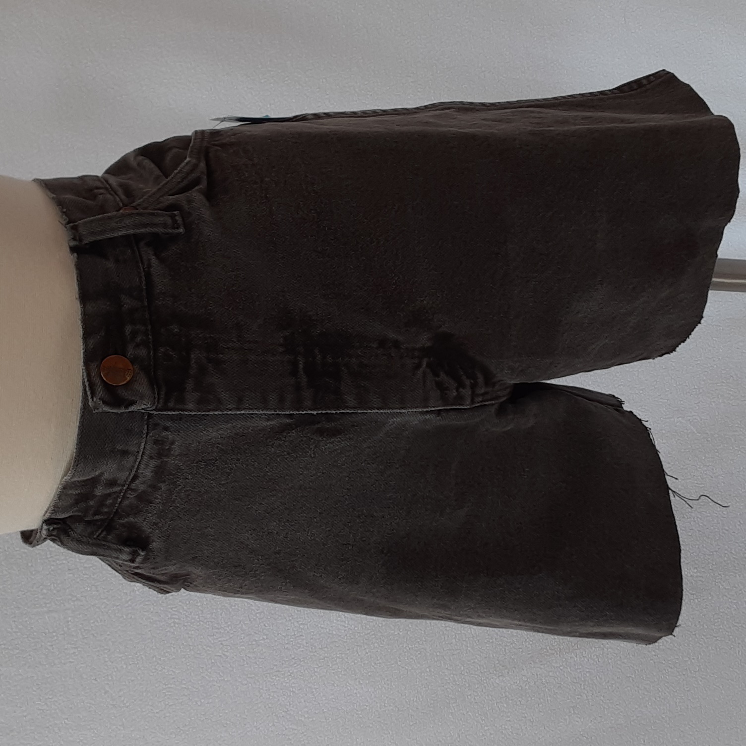 Wrangler Black Denim Cutoffs Mens 32